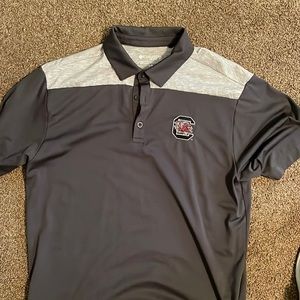 Multiple shirts- Polos- $20 each, jacket $25, flannels $10 Billabong shirt $25